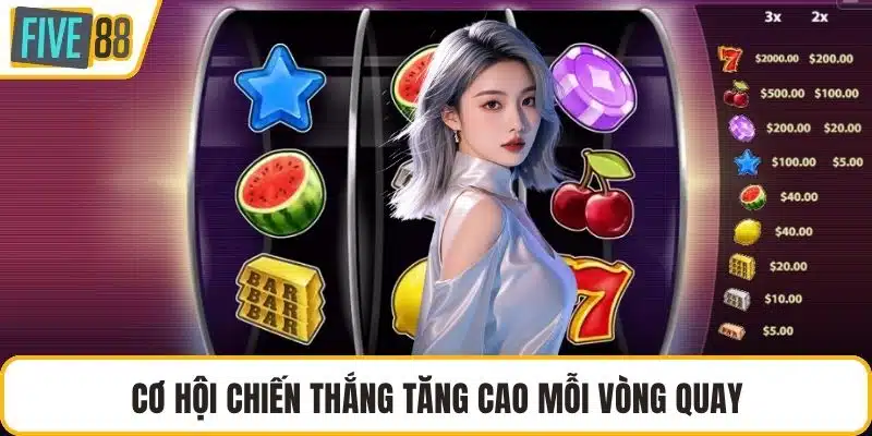 Cơ hội chiến thắng tăng cao mỗi vòng quay