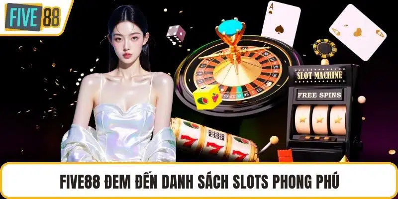 FIVE88 đem đến danh sách slots phong phú