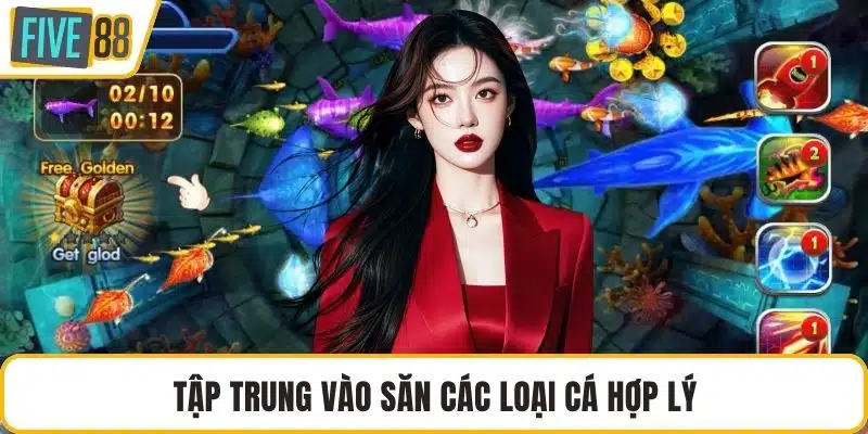 Tập trung vào săn các loại cá hợp lý